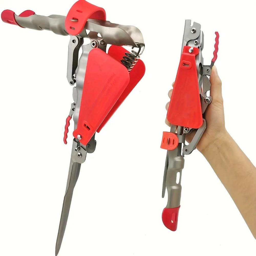 Automatic Fishing Rod Holder Spring Loaded Hook Setter Stand Ground Support