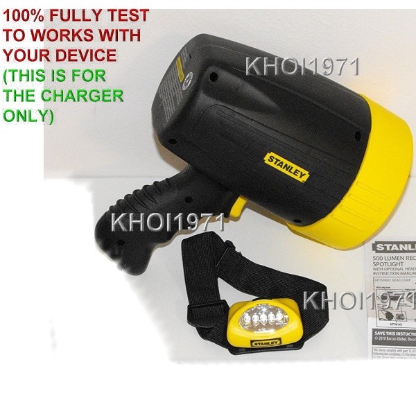 WALL Charger AC adapter "FOR" SL500HL Stanley FatMax LED Spotlight SEL HT72006