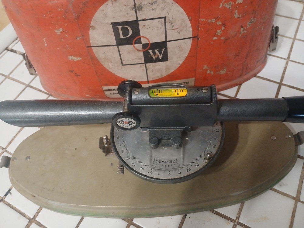 Vintage David White Transit Surveying Scope Model 8090 With Case