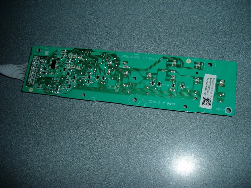 Toshiba TDDP5012ES2 Dehumidifier Control Panel Button Board