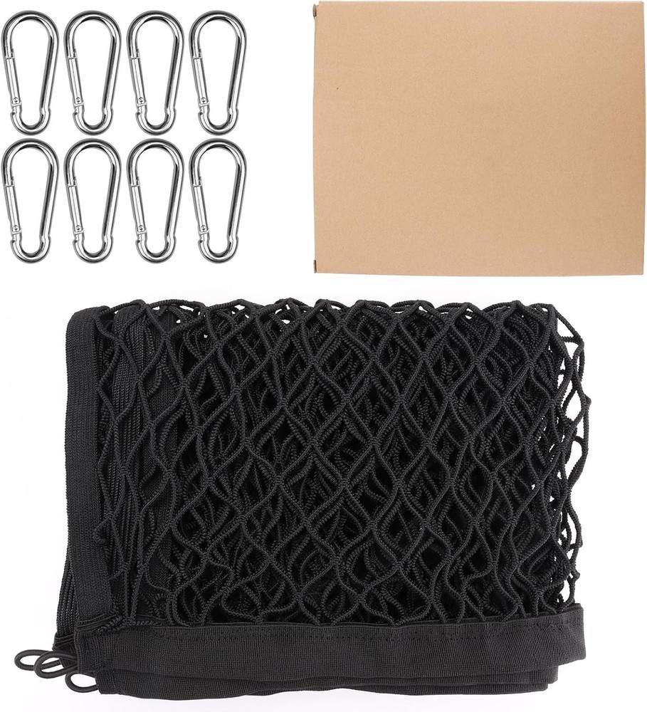 Versatile Elastic Cargo Net for Pickup Trucks - Easy Install & Max Protection