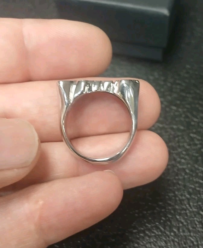 Kelsey Handmade Silver Ring Size 8