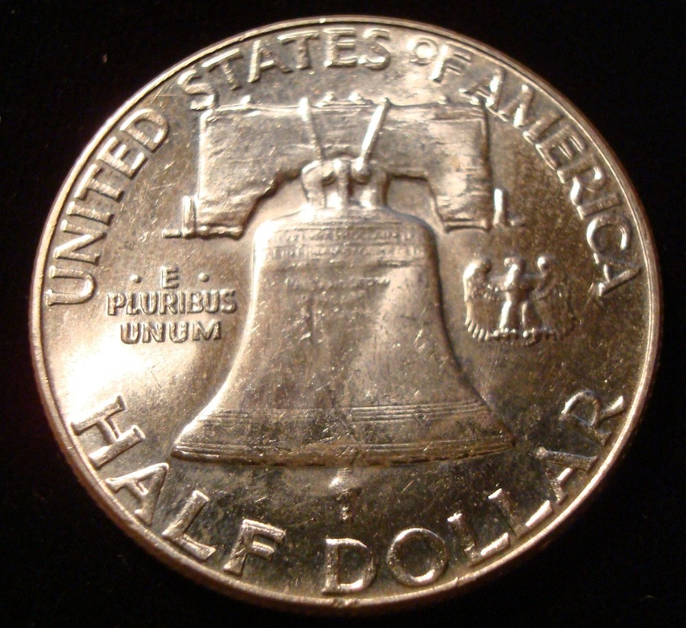 1960 uncirculated Franklin Half Dollar