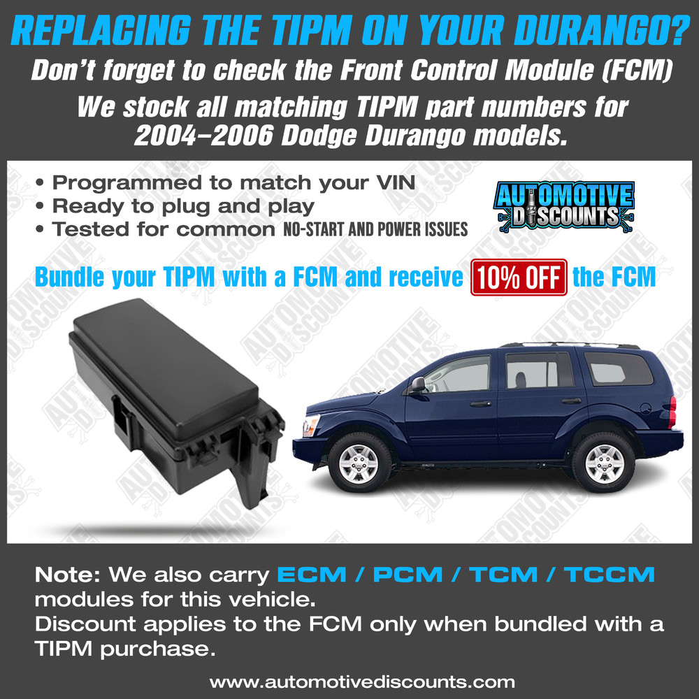 2006 Dodge Durango Multifunction Module BCM FCM PLUG & PLAY 04692024