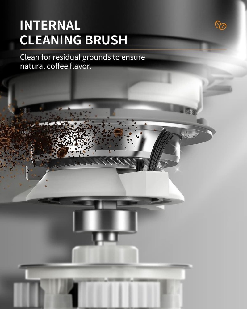 Ultimate Coffee Experience - 48 Grind Settings & Precision Timer Coffee Grinder