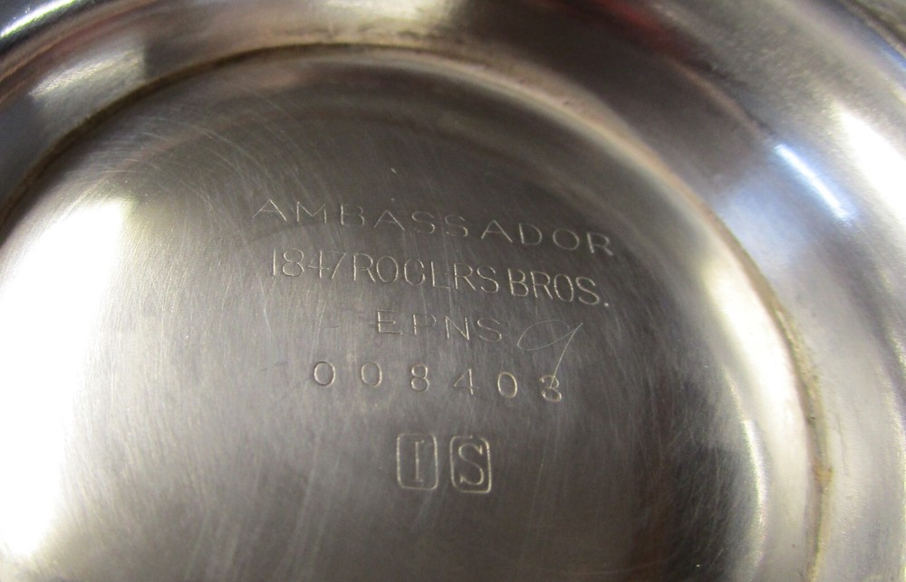 AMBASSADOR 1919 Rogers Silverplate 3 Pc Coffee Service No Monogram bbg