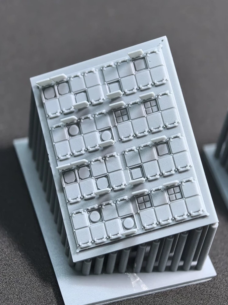 3Dprinted 1/350 scale Vertical Launching System Modules for Type unpainted model