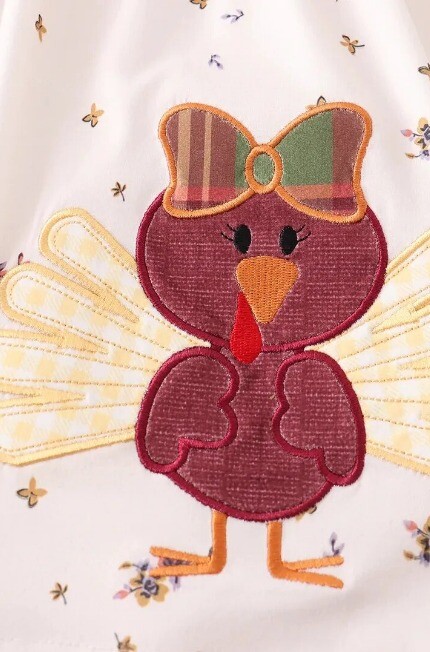 NEW Boutique Thanksgiving Turkey Girls Tunic & Leggings Outfit Set