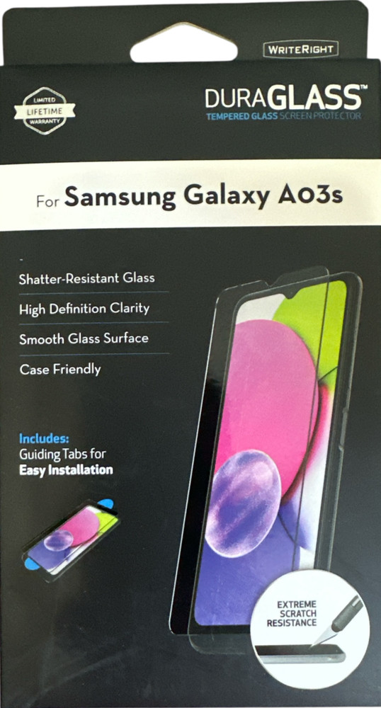 DuraGlass Screen Protector Samsung Galaxy A03s