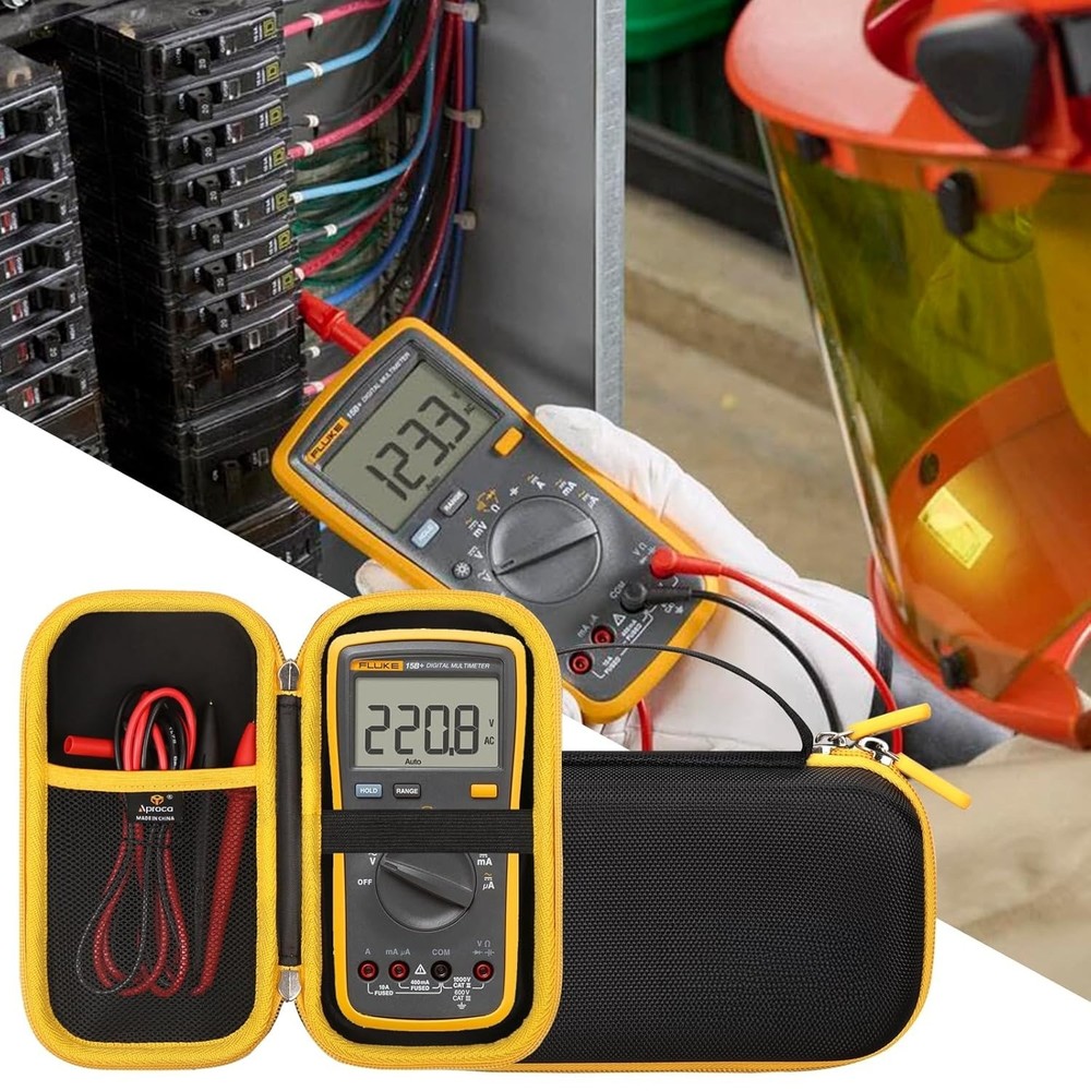 Portable Hard Storage Case for 15B+/17B+ Digital Multimeters (Case Only)