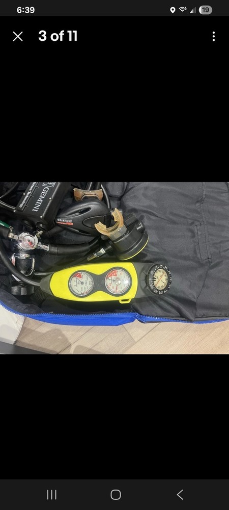 Beuchat Requlator W/ Cocrhen Gemini Dive Computer