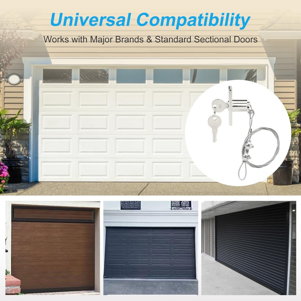 scottchen PRO Universal Garage Door Emergency Release Lock Kit | 3FT Cable +...