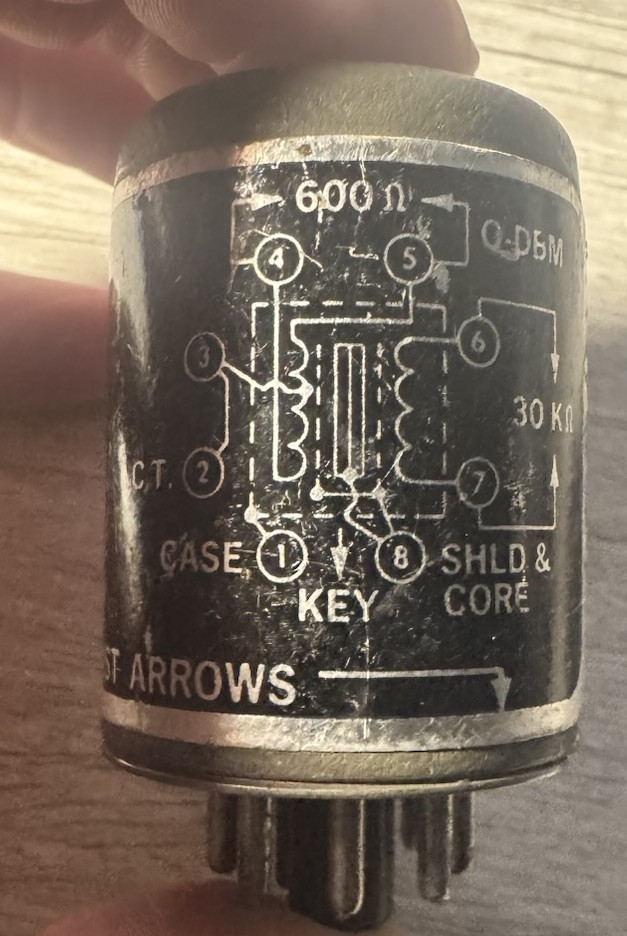 DUKANE Model 3A65A Input Transformer Microphone Amplifier NOS Balanced 600ohm