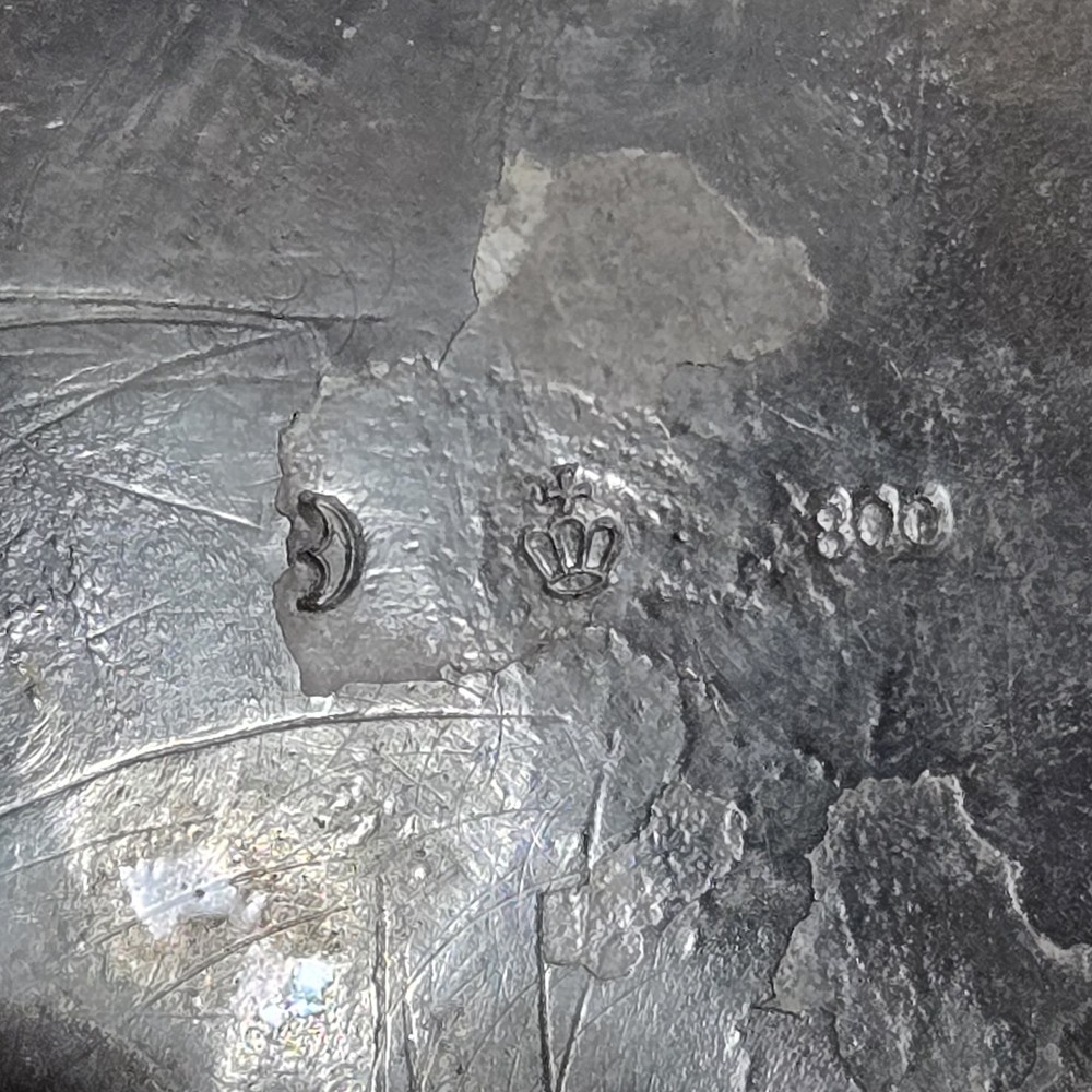 EXCEPTIONAL EXTRA LARGE GERMAN SILVER TANKARD