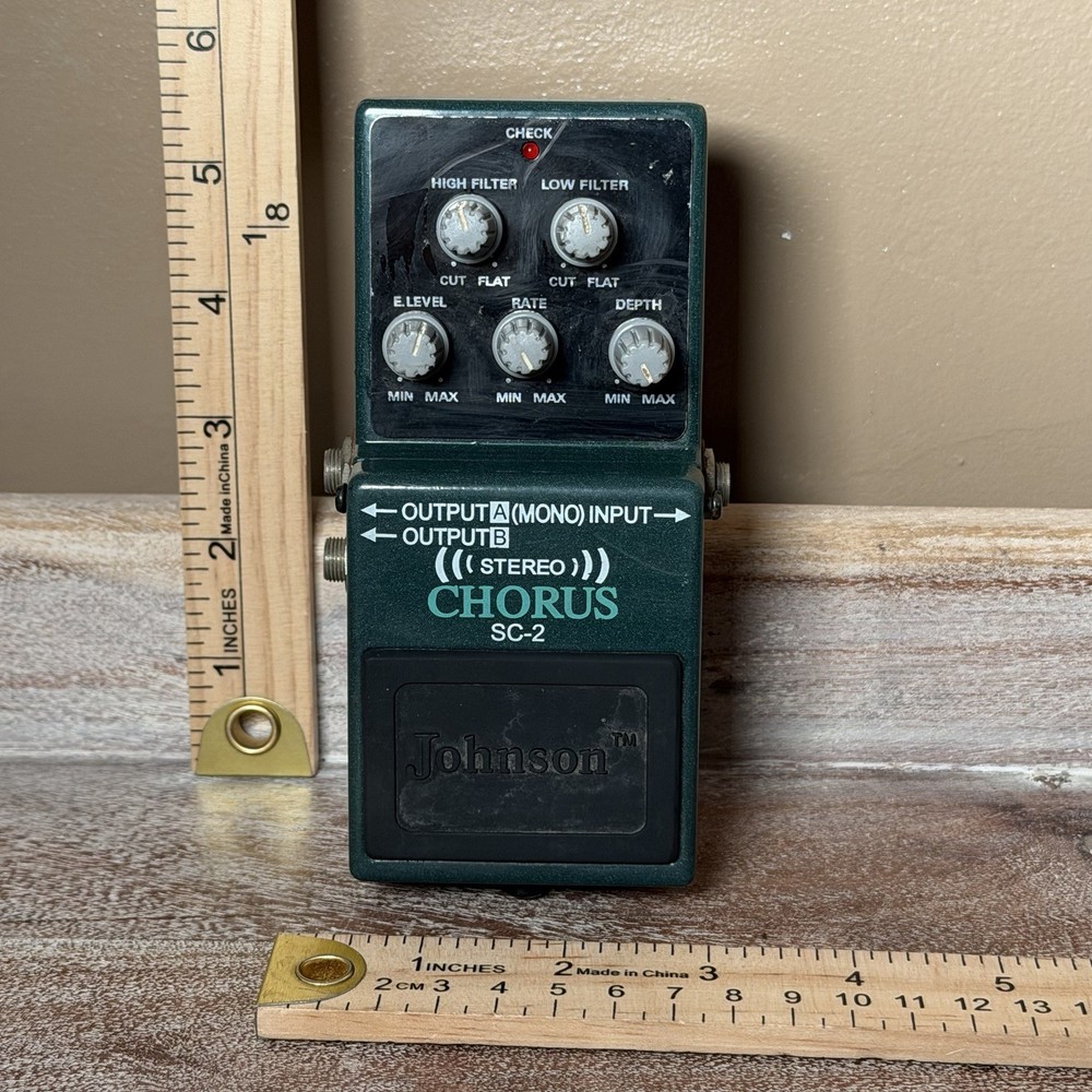 Johnson Sc-2 Stereo Chorus Effect Pedal