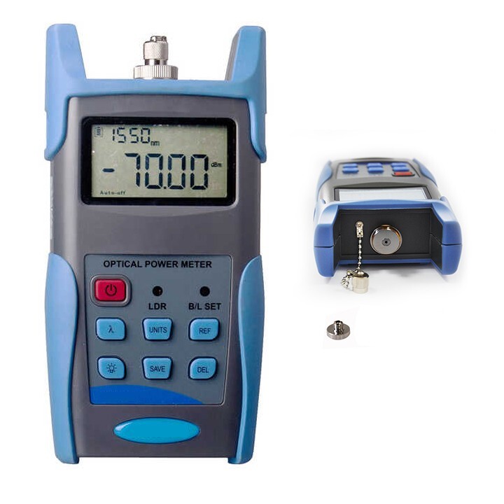 Fiber Optic Power Meter OPM Automatic Wavelength Identification Switching