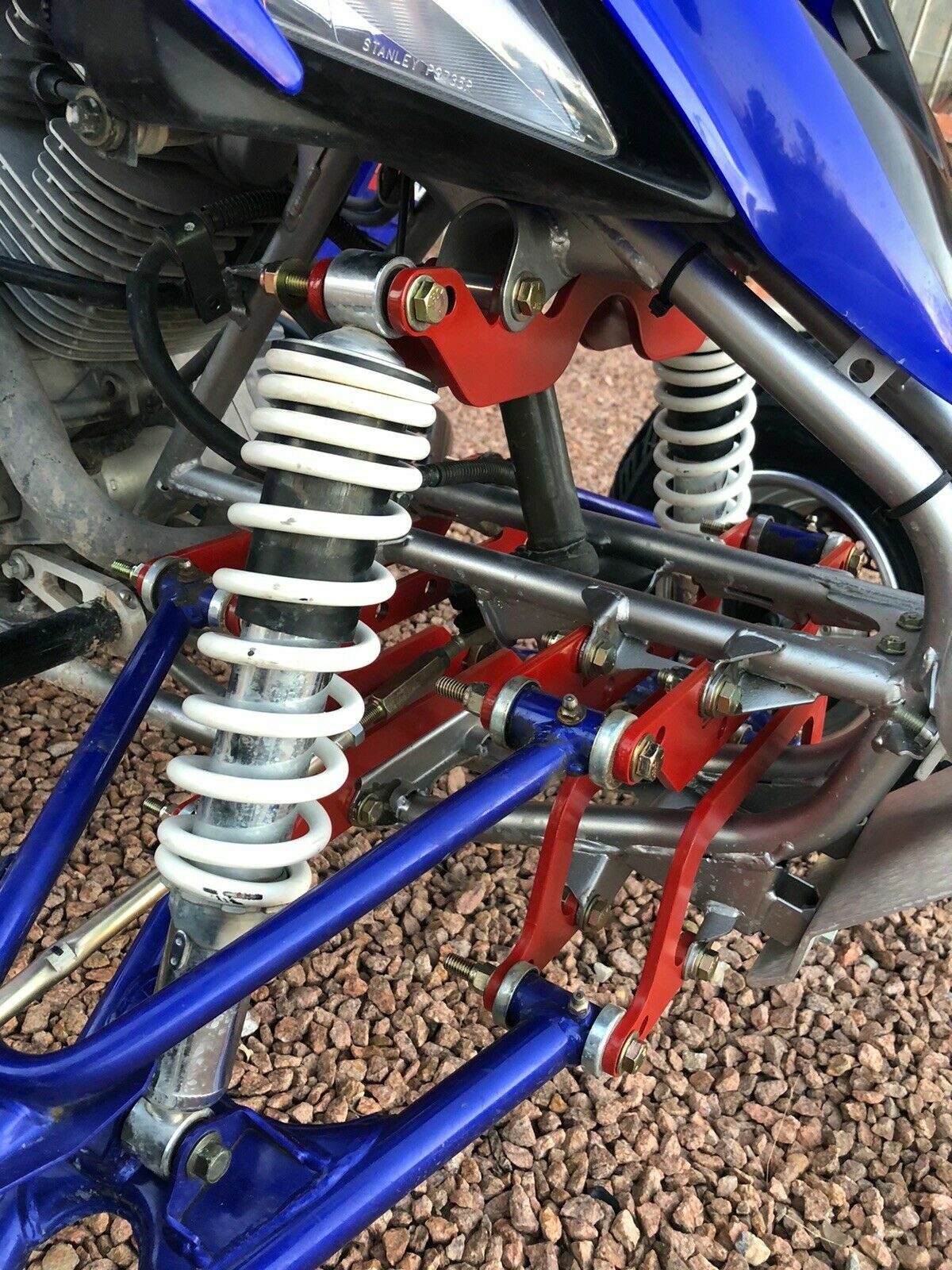 Yamaha Raptor 350 A-arms & Shocks Widening Kit + 4/115mm 3" Wheel Spacers