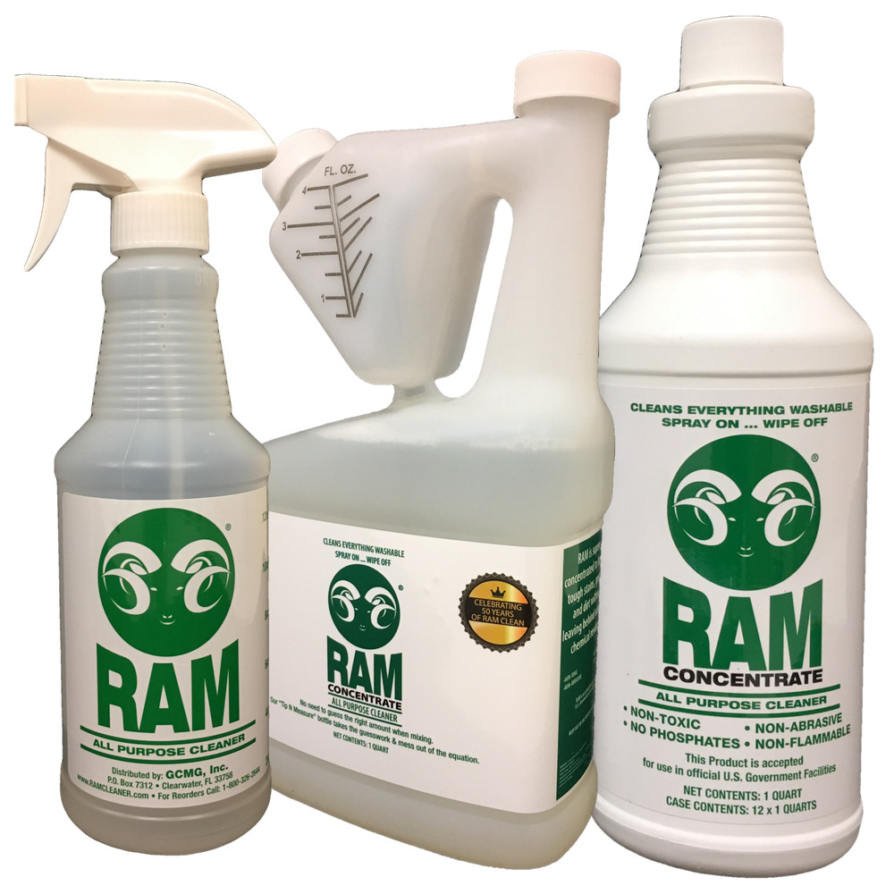 Ram All Purpose Cleaner Concentrate - Two Quart Kit
