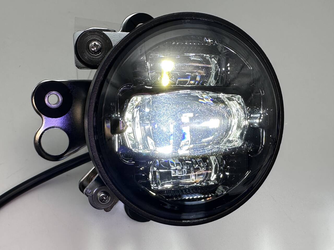 Black LED Driving Fog Lights For Honda Goldwing GL1800 2001-2010 Fog Lamps LH&RH