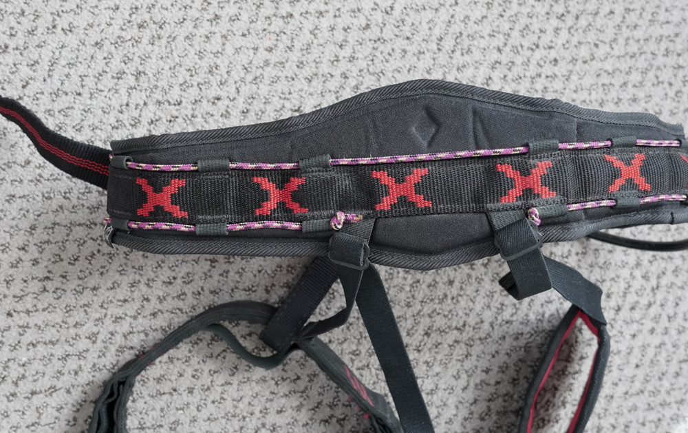 Black Diamond "X" Climbing Harness-Black- Medium size
