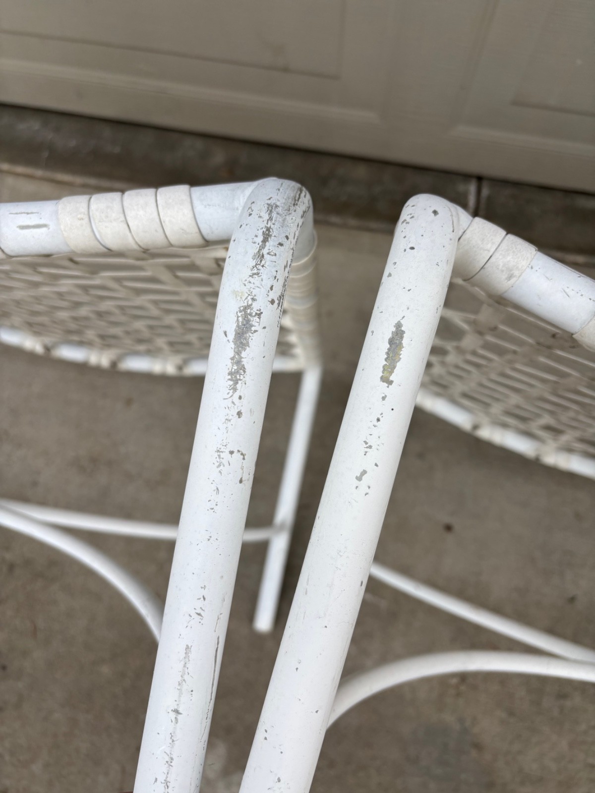 Pair Tadao Inouye Brown Jordan Kantan ottomans and lounge chair vintage MCM