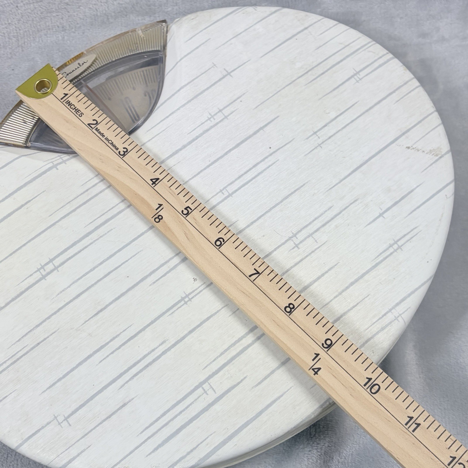 Vintage Counselor Bathroom Scale Atomic Starburst MCM White Gold Made in USA