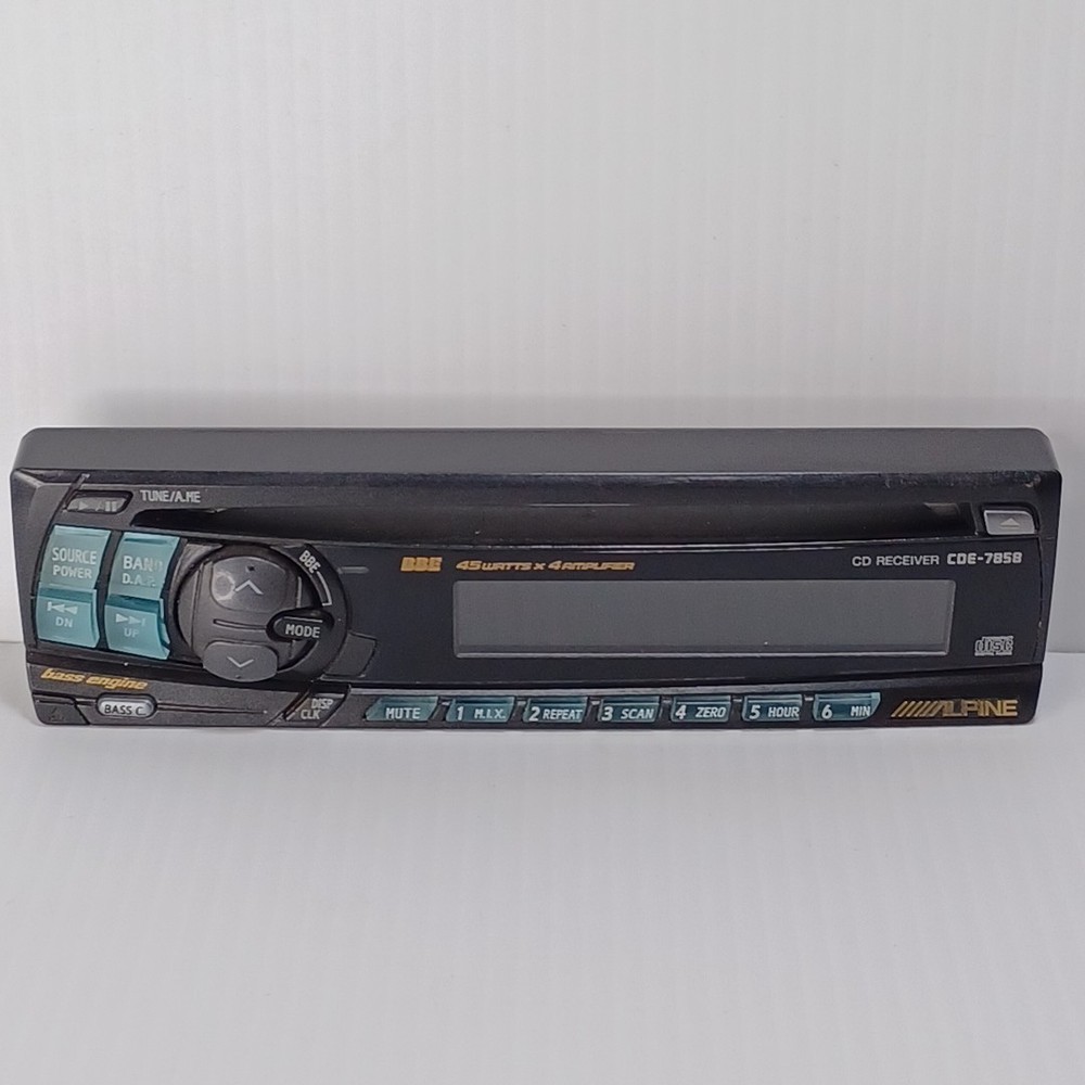 ALPINE CDE-7858 FACEPLATE ONLY