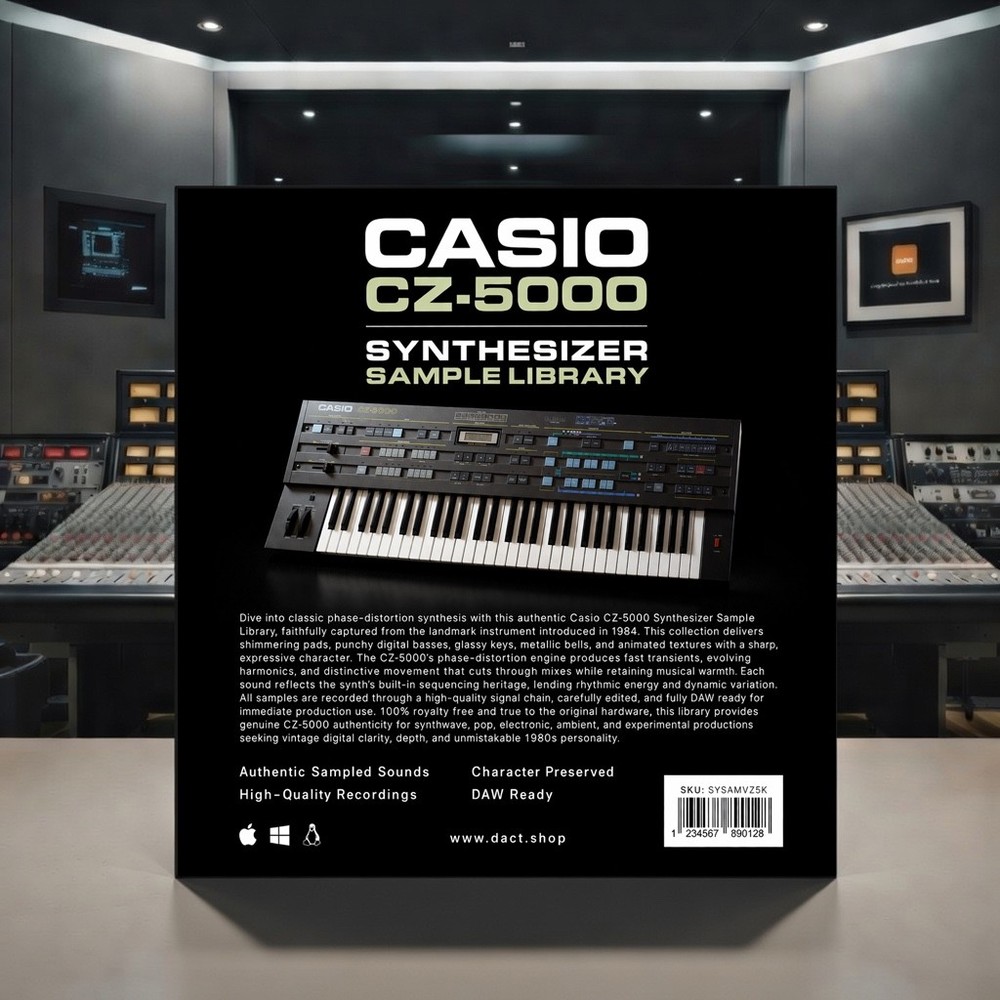 Casio CZ-5000 Synthesizer Sample Library