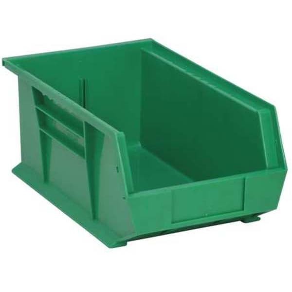 Quantum Storage Systems Qus241gn Hang & Stack Storage Bin, Polypropylene,