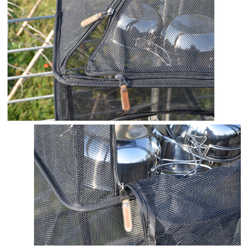 Vegetable Drying Dryer Rack 4 Layer Net Hanging Storage Organizer Basket Garden