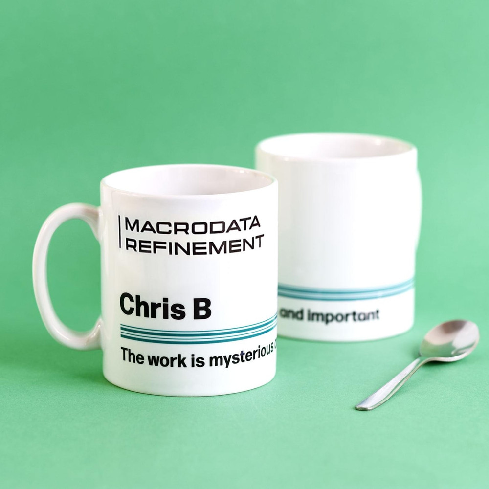 Personalised Severance Macrodata Refinement Mug - Add your name