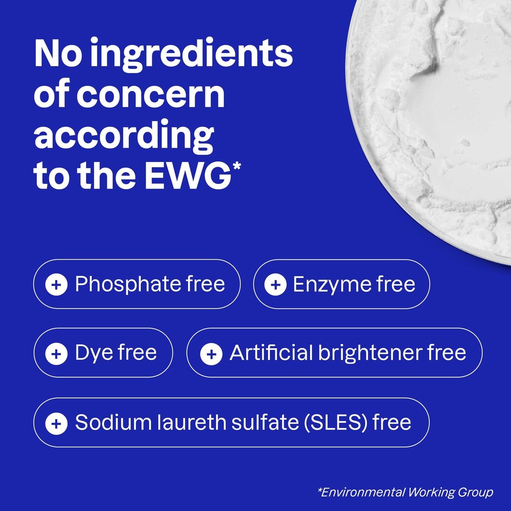 Liquid Laundry Detergent Refill, EWG Verified, HE Compatible, Plant-Based & V...