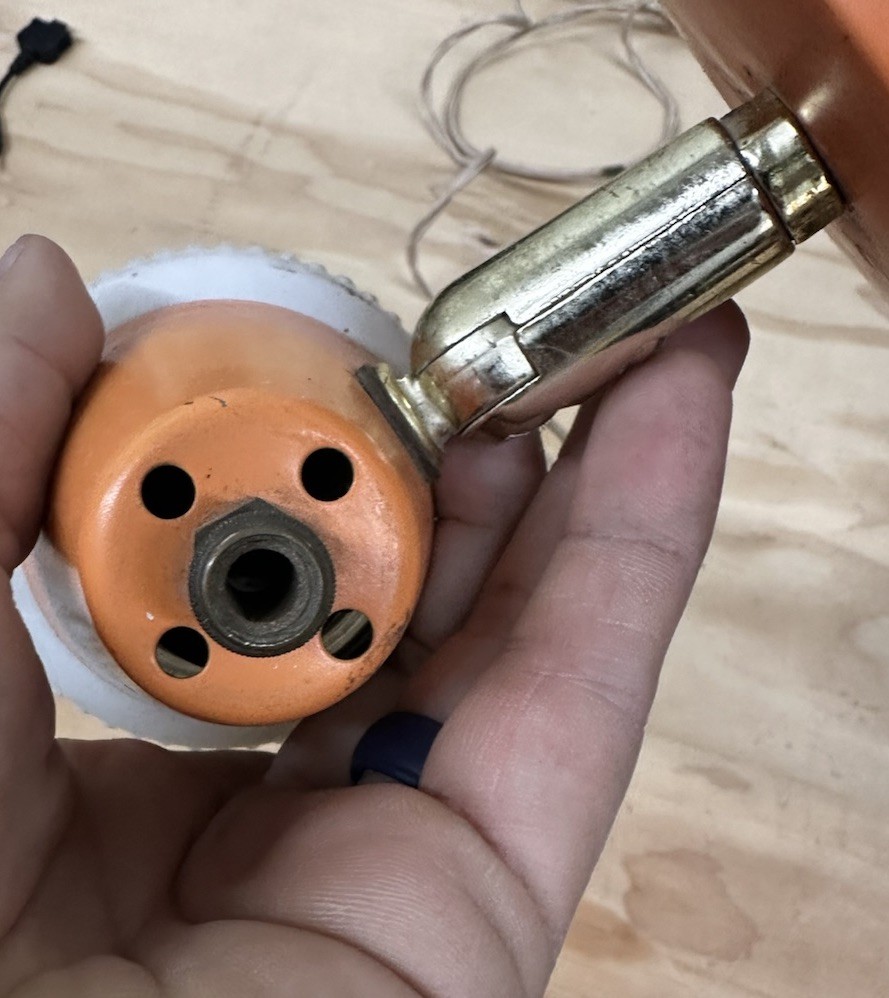 Vintage 70’s Orange Deco Wall Light