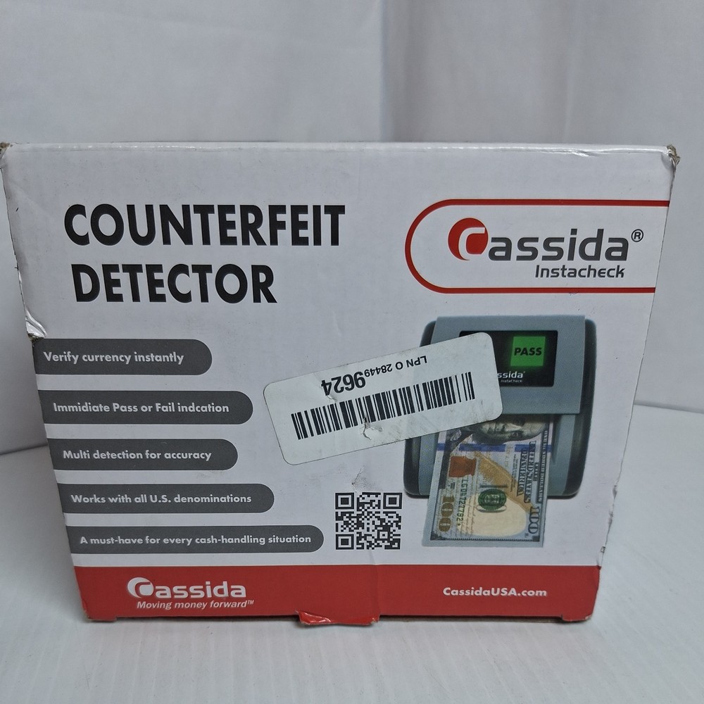 Cassida InstaCheck Automatic Counterfeit Detector *No Power Cord*