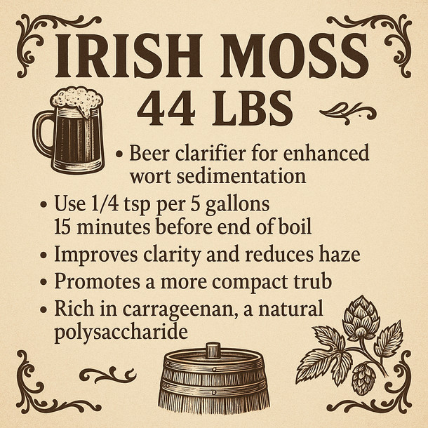LD Carlson Irish Moss 44 Lbs
