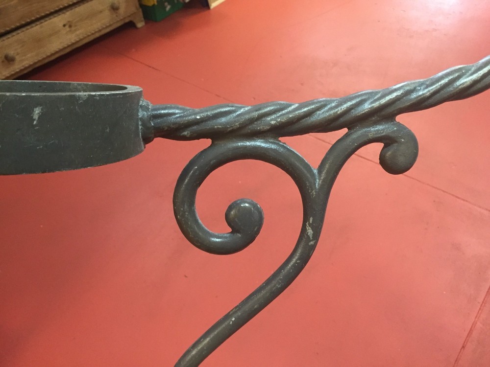 Antique Large Iron Wall Hook Decorative Piece