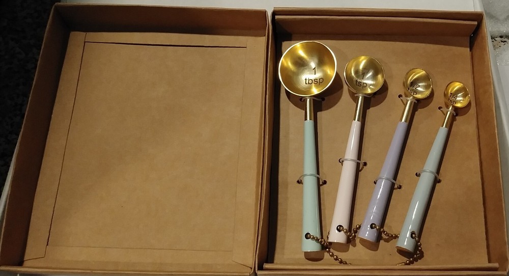 4-Piece Pastel Measuring Spoon Set