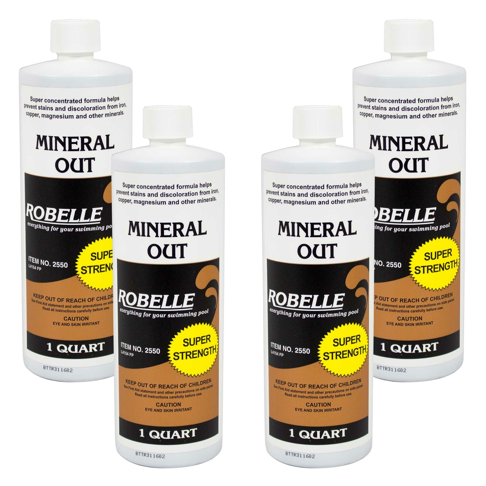 Robelle Mineral Out Swimming Pool Metal Remover - 4 Quarts
