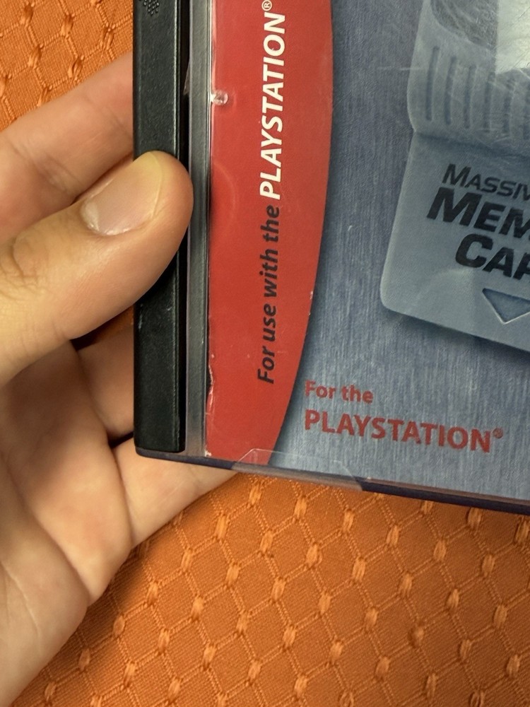 Massive Memory Card 1440 Blocks Performance Playstation PS1 Storage Case Works