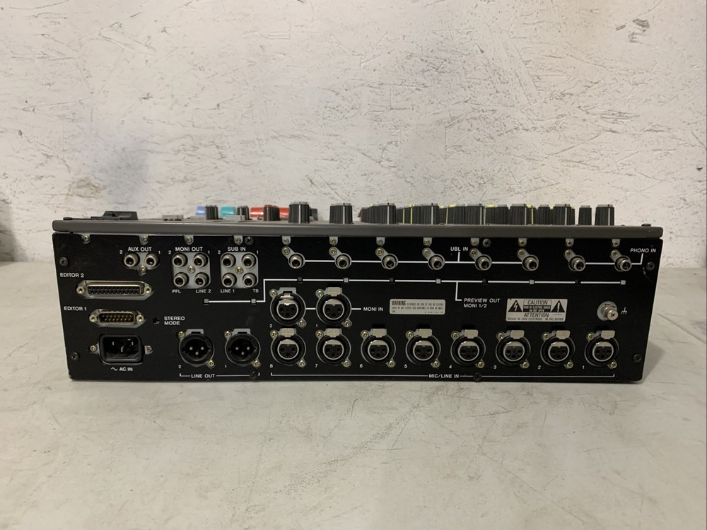Sony MXP-290 - 8 Channel Pro Audio Mixer - UNTESTED