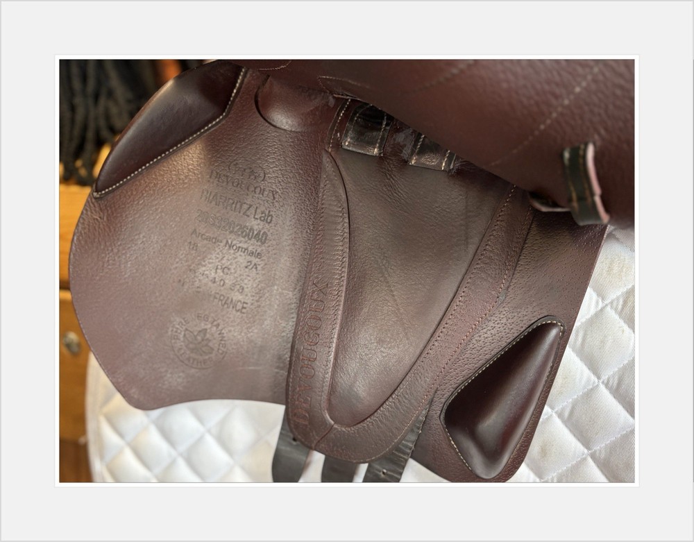 Devoucoux Biarritz Lab Jump Saddle. 18” Arcade Normale
