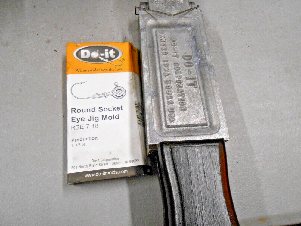 3344 DO-IT Round Socket Eye Jig Mold 1/8 oz