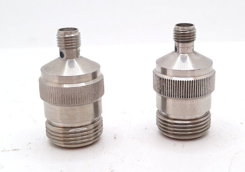 Two SMA to Type N Connectors