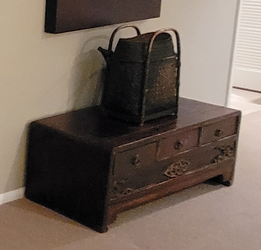 Antique Low Boy Chinese Console Cabinet