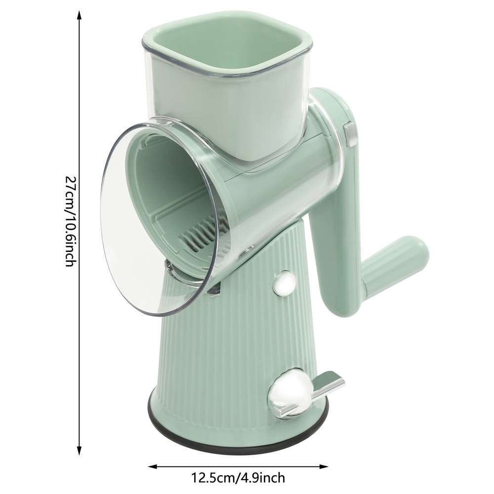 Green Manual Vegetable Cutter, Fast Salad Vegetable Cutting Tool, Tabletop