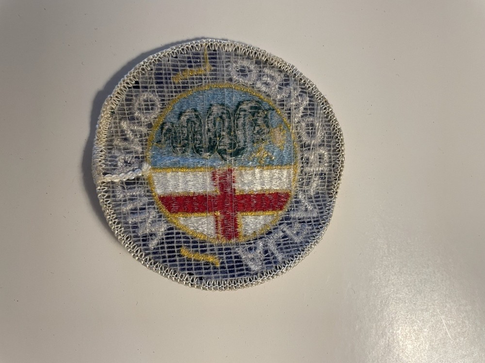 Vintage Alfa-Romeo Milano Embroidered Round 3" Patch (C19)