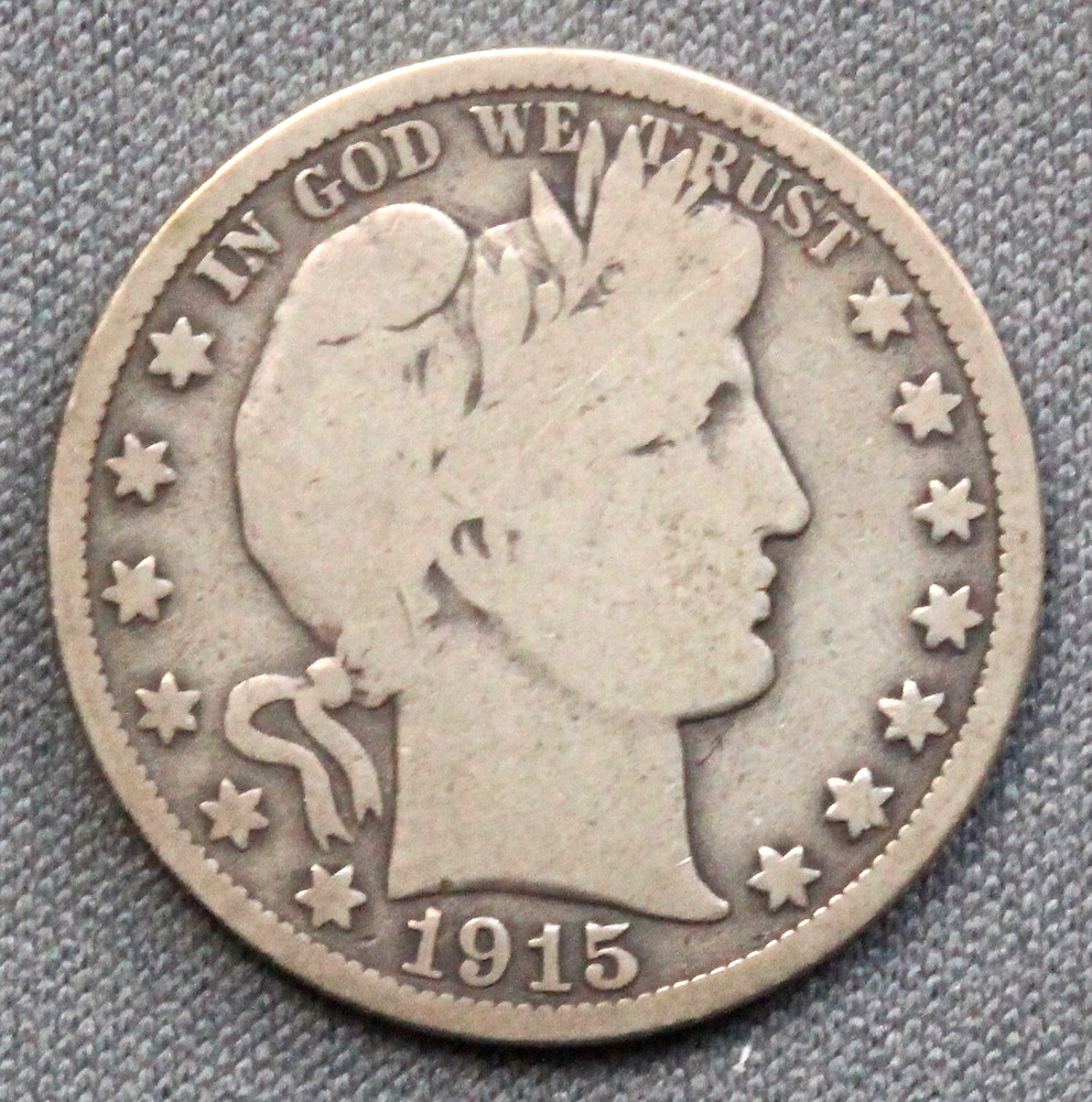 1915 P Barber Half Dollar - BH268