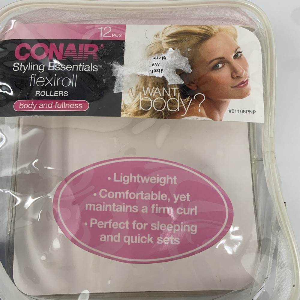 Conair Flexiroll Rollers Curl Body Lightweight Multiple Sizes Vintage READ