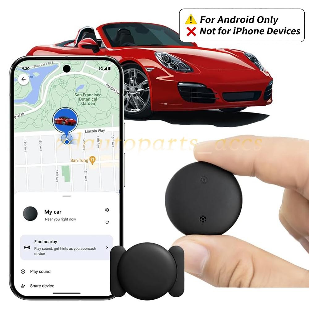 GPS Tracker for Vehicles,Hidden GPS Car Tracker with Magnetic Case, Android Only