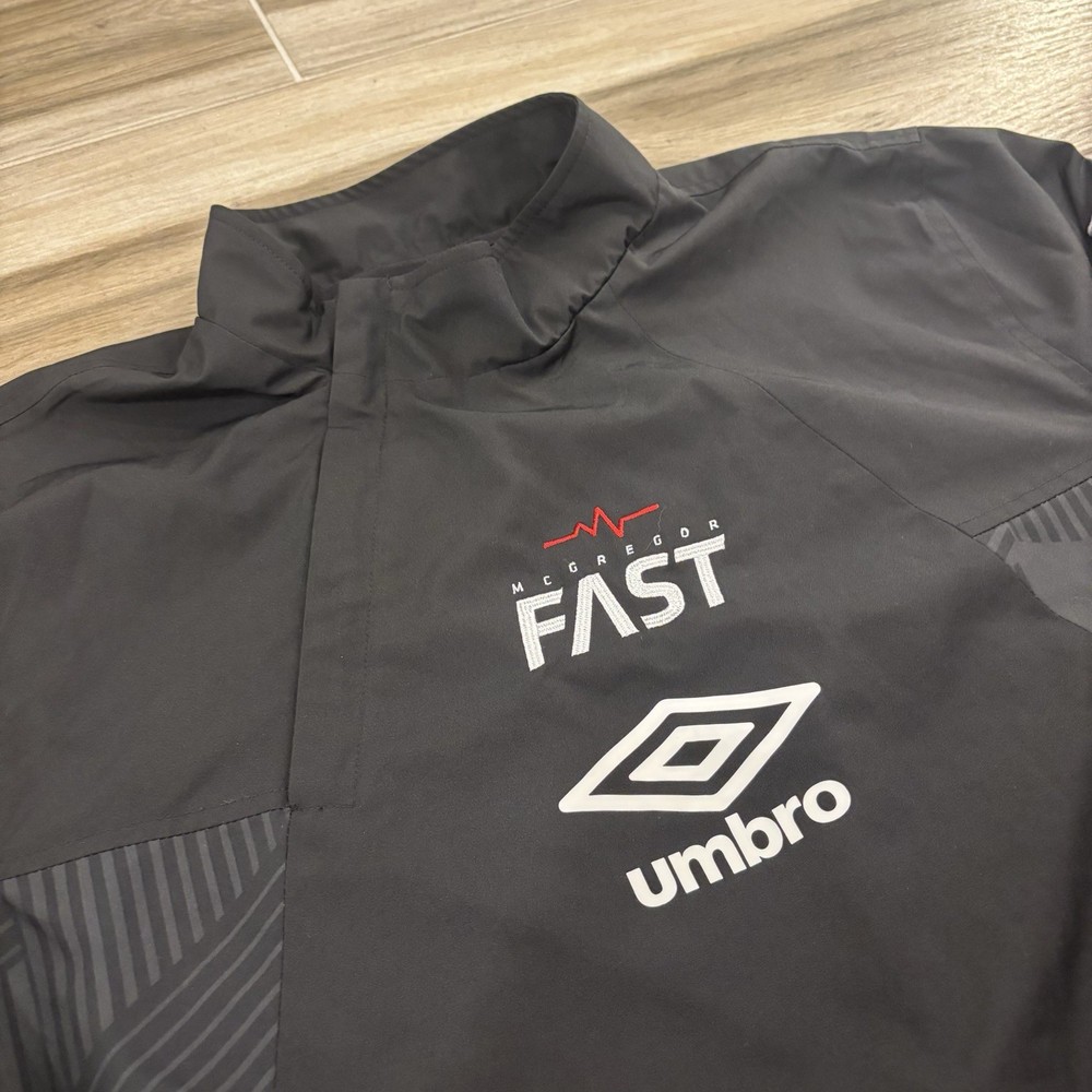 Umbro x McGregor Medium Custom Track Jacket Windbreaker Black